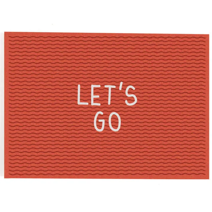 Ansichtkaart Let's Go