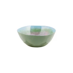 Bo-Camp - Melamine 12-delig servies Halo - blauw/groen
