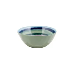 Bo-Camp - Melamine 12-delig servies Halo - blauw/groen