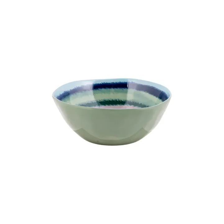 Bo-Camp - Melamine 12-delig servies Halo - blauw/groen