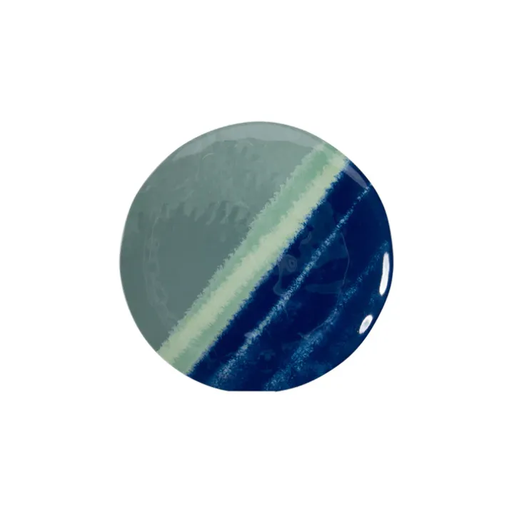 Bo-Camp - Melamine 12-delig servies Halo - blauw/groen