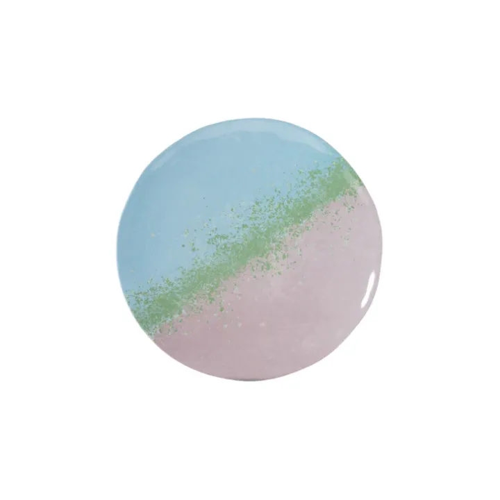 Bo-Camp - Melamine 12-delig servies Halo - blauw/groen
