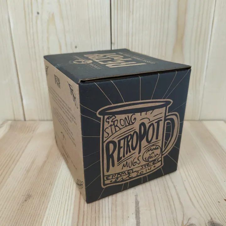 Emaille Beker Be Tree - Retropot