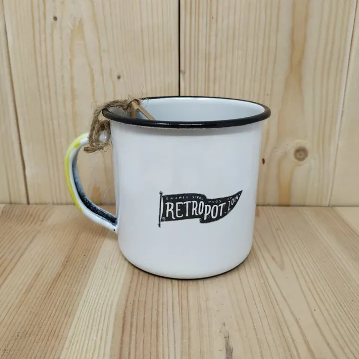 Emaille Beker When The Morning Comes - Retropot
