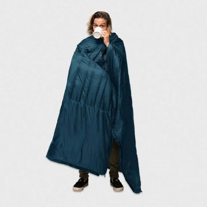 Fleece slaapzak camp vibes greengabel-Glaravans