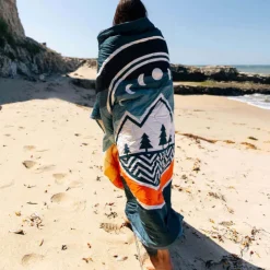Fleece slaapzak camp vibes greengabel-Glaravans