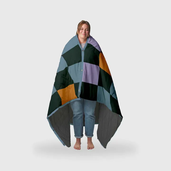 Fleece slaapzak Checkers