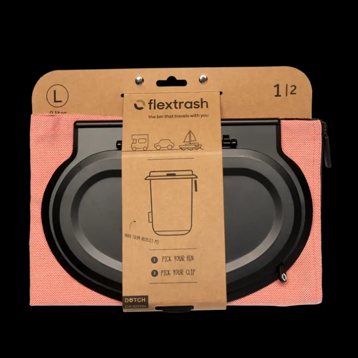 Flextrash Rosy Red 9L