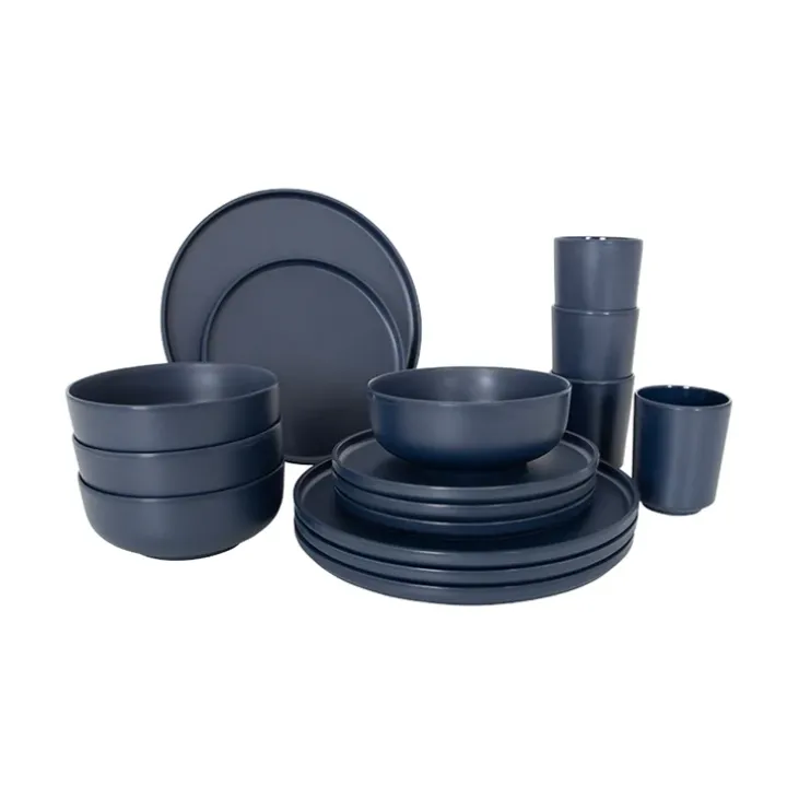 Glaravans - Bo-Camp - Melamine 16-Delig Servies Patom