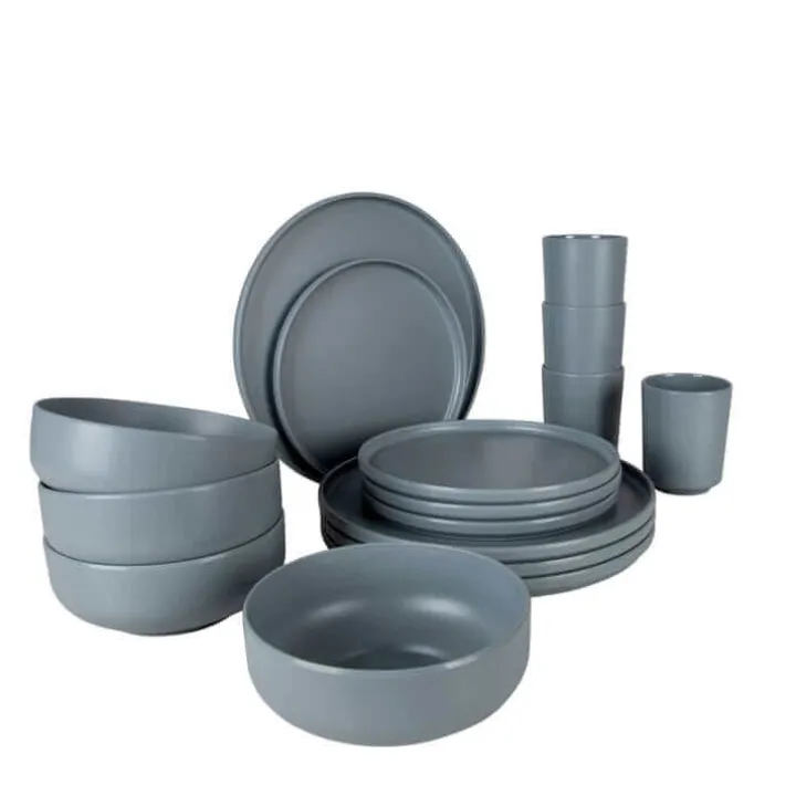 Glaravans - Bo-Camp - Melamine 16-Delig Servies Patom