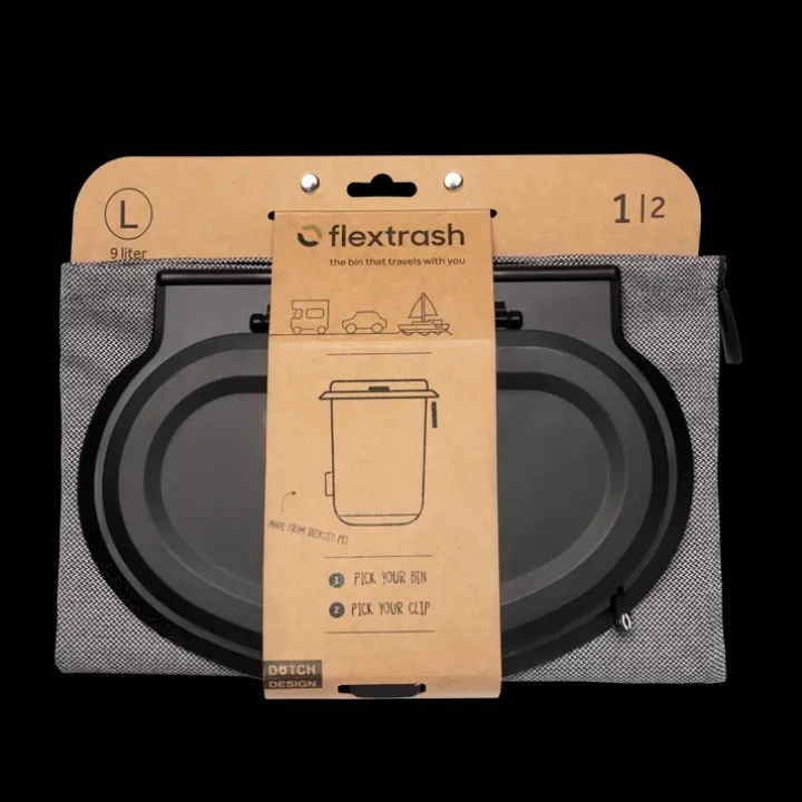 Glaravans - Flextrash 9L Grey