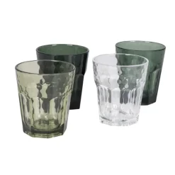 Limonadeglas Mix & Match 4-Stuks 200ML Groen - Bo-Camp