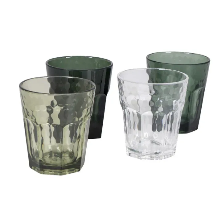 Limonadeglas Mix & Match 4-Stuks 200ML Groen - Bo-Camp