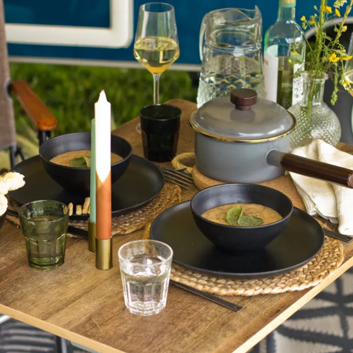 Limonadeglas Mix & Match 4-Stuks 200ML Groen - Bo-Camp