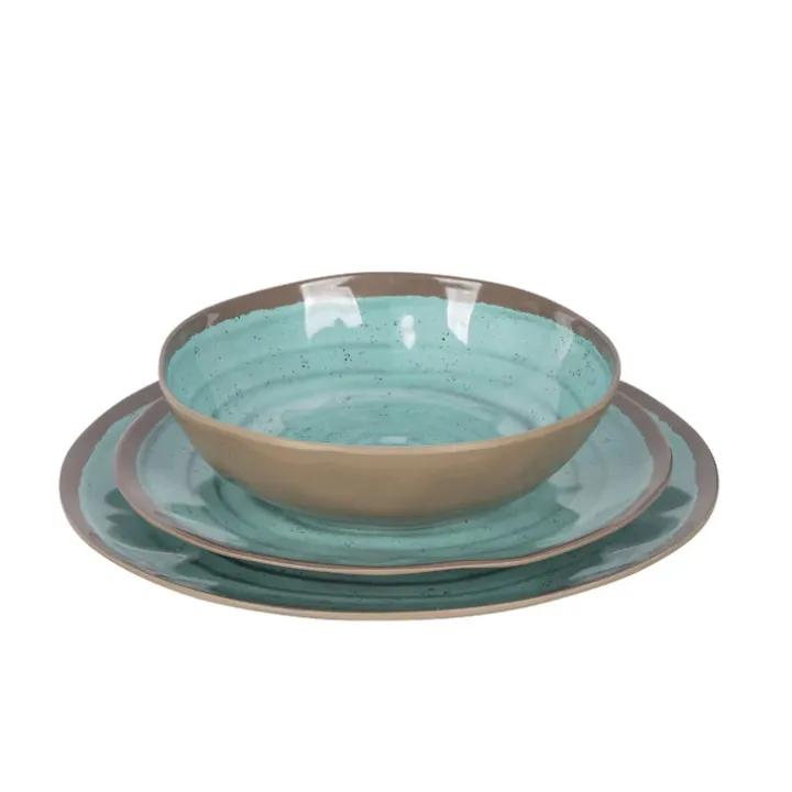 Melamine 12-Delig Servies Halo - Bo-Camp