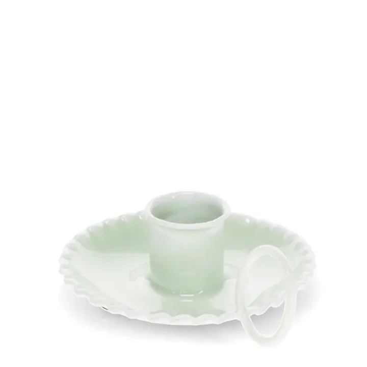 REX London - Emaille kaarsenhouder met handvat