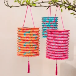 REX London - Set van 3 papieren lampionnen