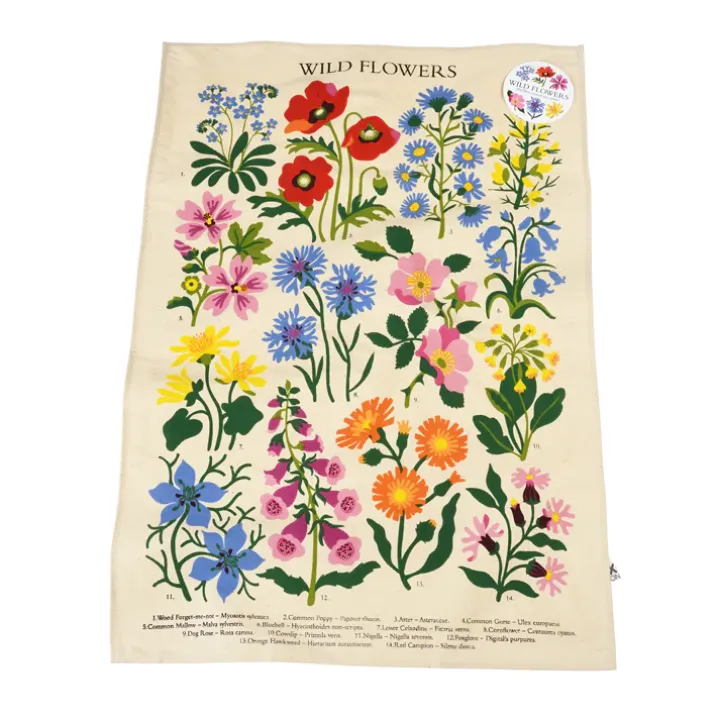 REX London - Theedoek - Wild Flowers